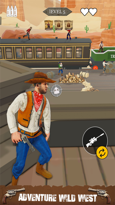 Western Cowboy Survival Game Screenshot