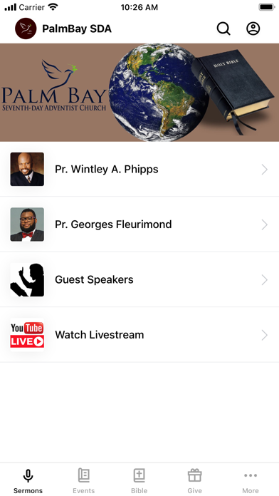 Palm Bay SDA Church App Screenshot 1 - AppWisp.com