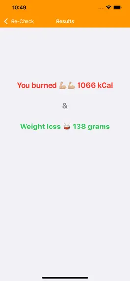Game screenshot Calories Burned & Weight loss apk
