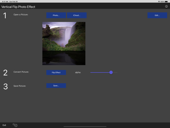Screenshot #6 pour Vertikal Flip Foto Effekt