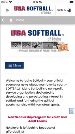 Game screenshot USA Softball of Idaho hack