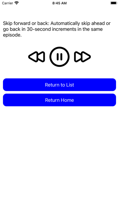 Radio Talking Book Screenshot