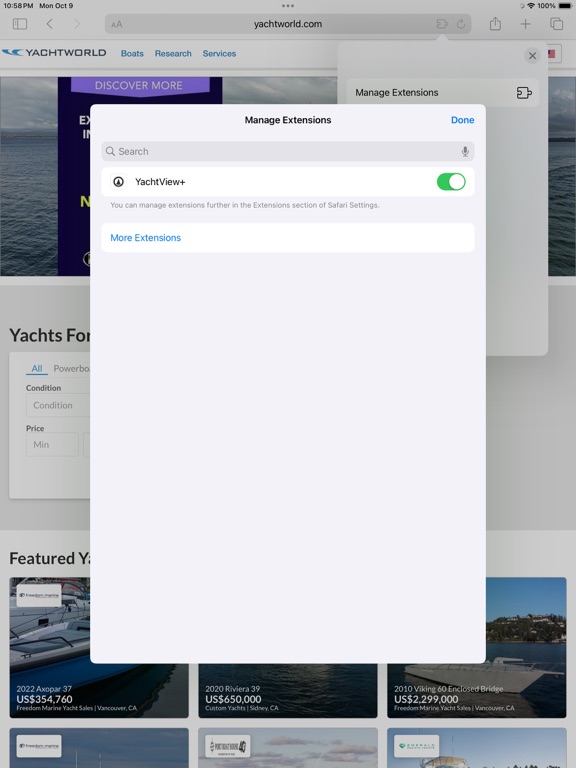 Screenshot #4 pour YachtView+ for YachtWorld