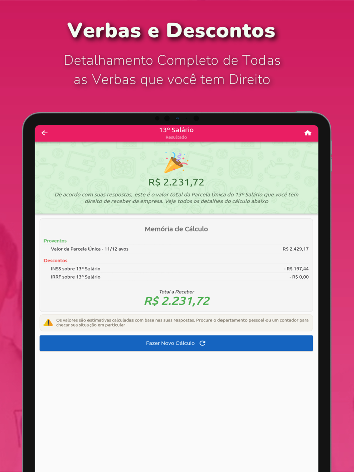 Cálculo Décimo Terceiro