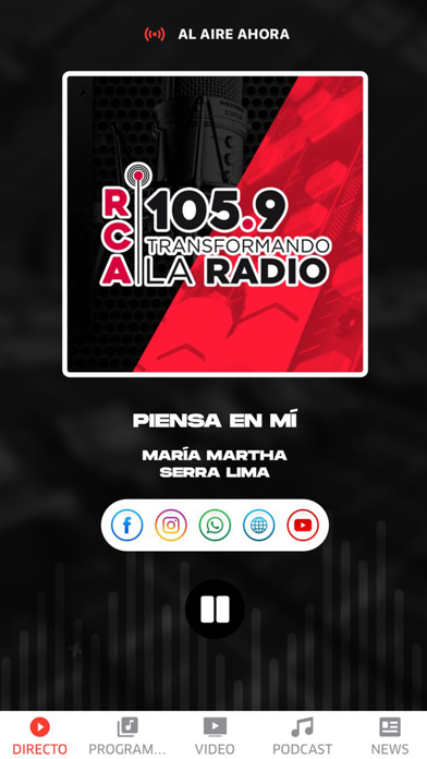 Rca 105.9 FM Screenshot