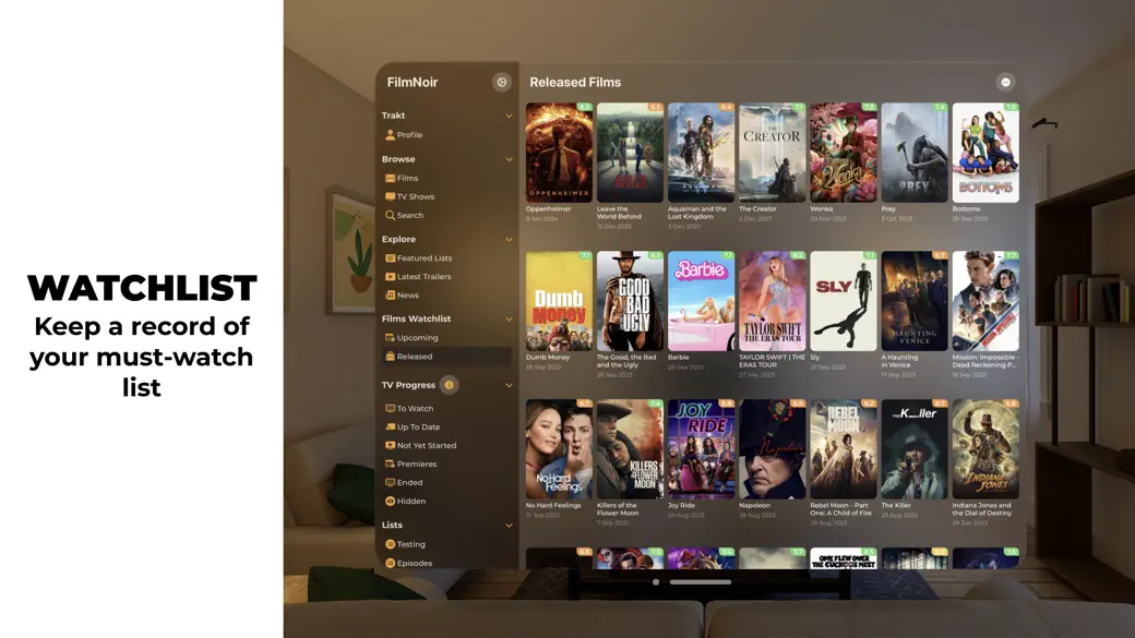FilmNoir TV Tracker for Trakt screenshot 5