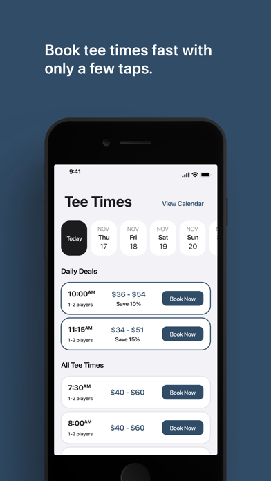 Fred Enke Golf Tee Times Screenshot