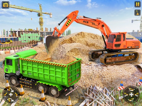 建設掘削機ゲーム3Dのおすすめ画像1