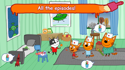 Kid-E-Cats Coloring Book Games Screenshot