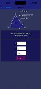Area and Volume Calculator screenshot #4 for iPhone