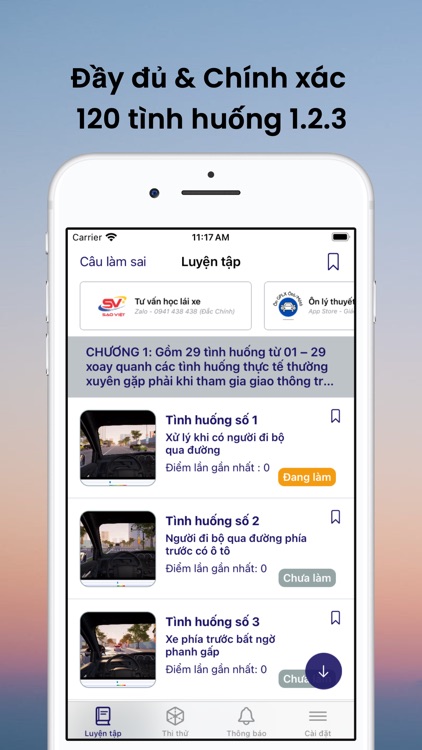 120 Câu Mô Phỏng GPLX