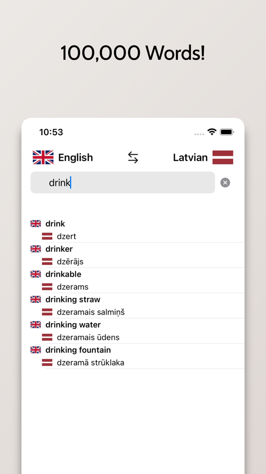 #3. Latvian-English Dictionary (iOS) Podle: FB PUBLISHING LLC