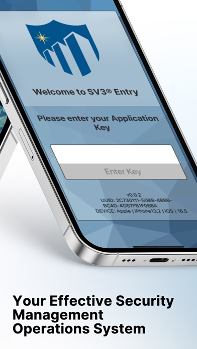 SV3® Entry Screenshot