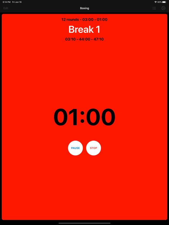 Screenshot #5 pour Gymborg Boxing Timer