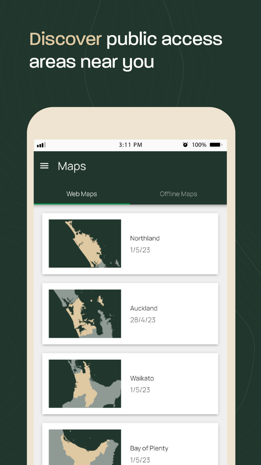 #1. Pocket Maps (iOS) 由: Herenga a Nuku Aotearoa