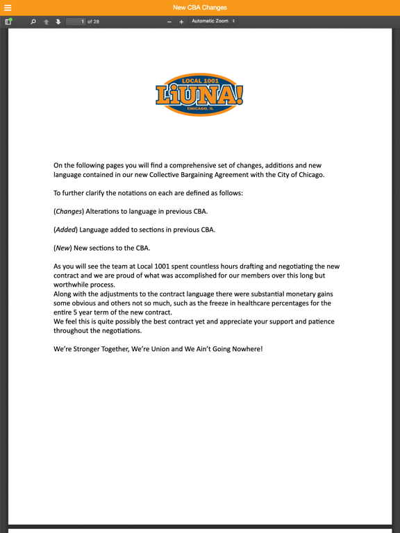 Screenshot #6 pour LiUNA Local 1001