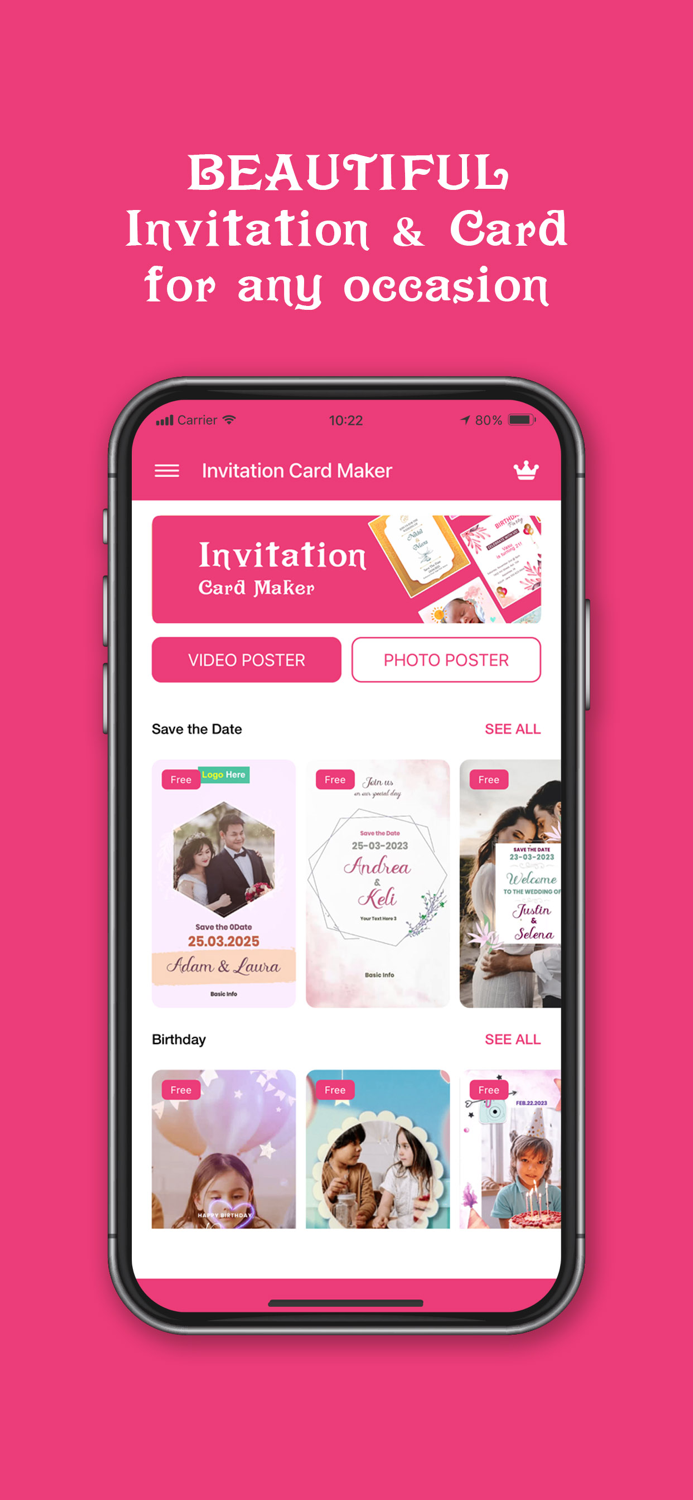 Invitation Card Maker Design