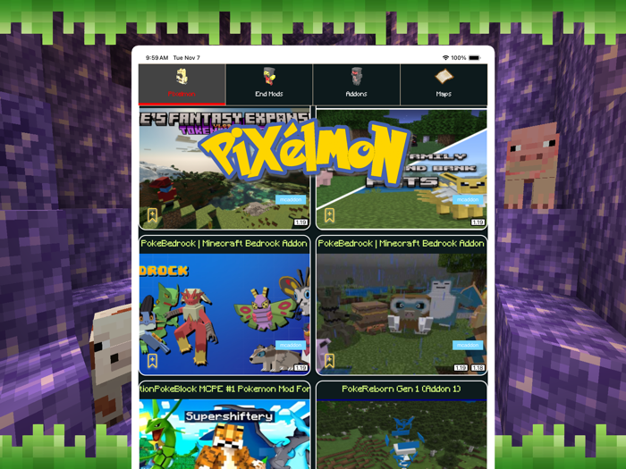 Pixelmon Addons - Minecraft PE
