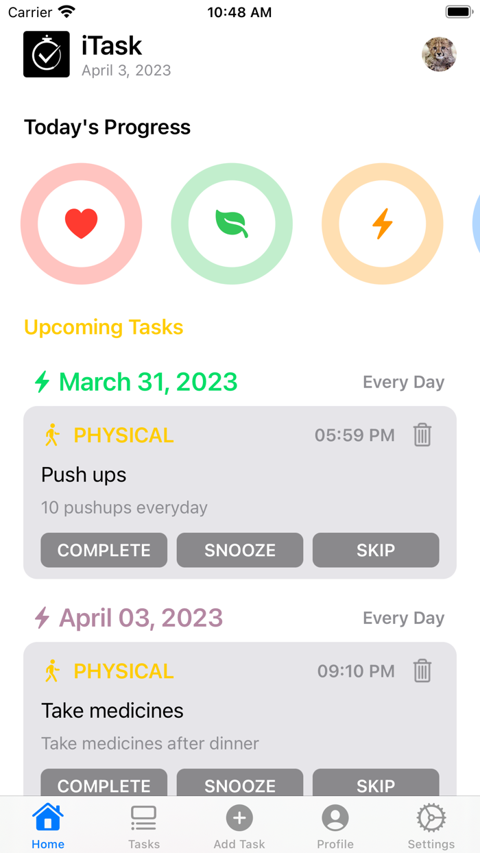 iTask - track your task
