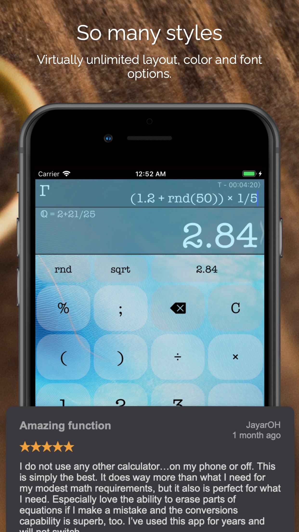 Screenshot do app CALC Smart Calculadora ±