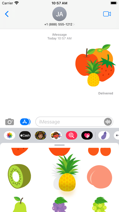 Screenshot #1 pour Légumes et fruits mignons