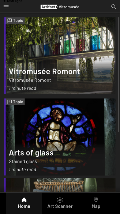 Artifact: Vitromusée Screenshot