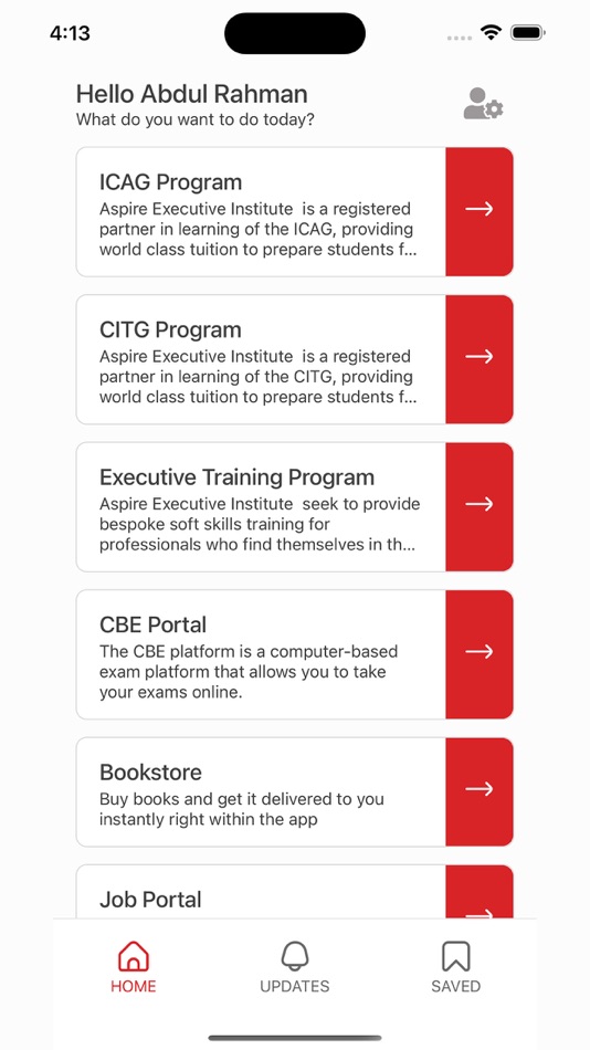 #2. Aspire Executive Institute (iOS) 由: Sigmund Yevugah