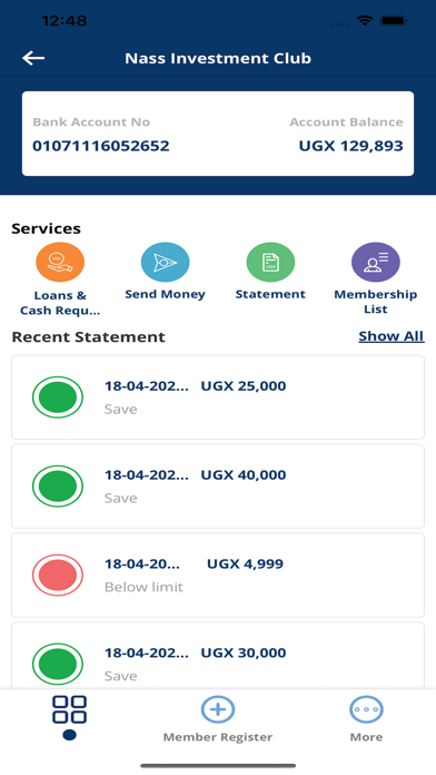 dfcu Investment Clubs Screenshot