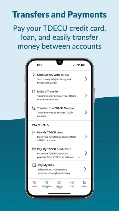 TDECU Digital Banking Screenshot