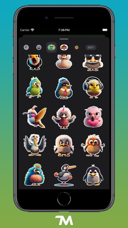 Skybound Birds Stickers