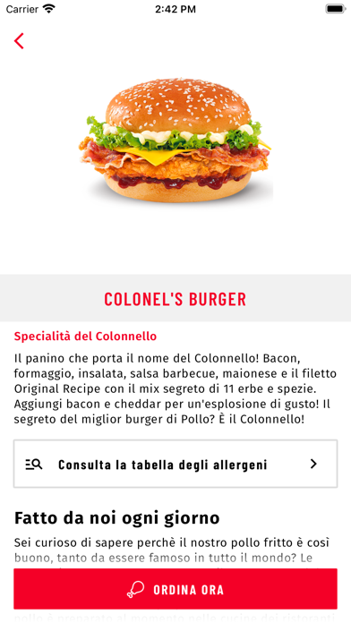 KFC Italia Screenshot