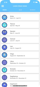 Learn Zodiac Signs screenshot #2 for iPhone