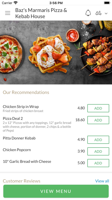 Baz's Marmaris Pizza & Kebab Screenshot