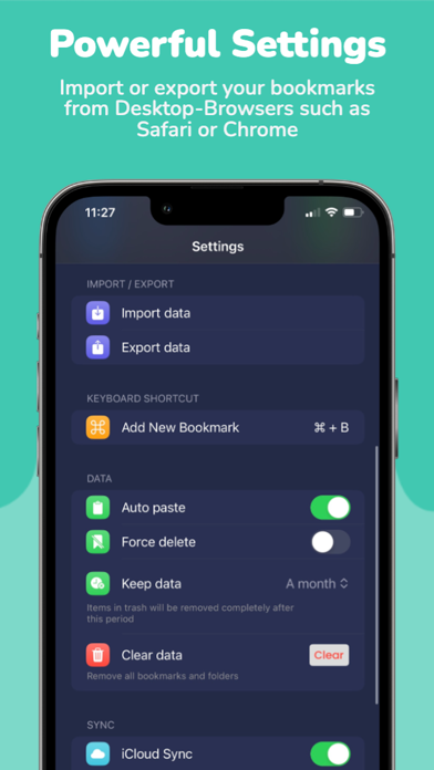 Bookmark Manager: Bookmarkify Screenshot