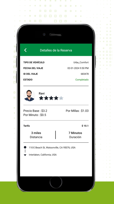 Urba Customer Screenshot
