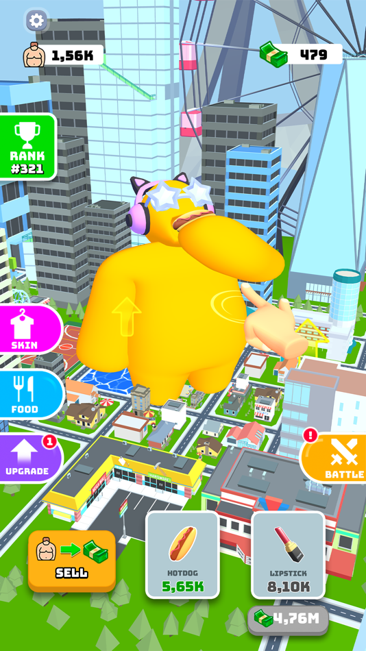 #5. Eating Hero: Clicker Food Game (iOS) 来自: AI Games FZ