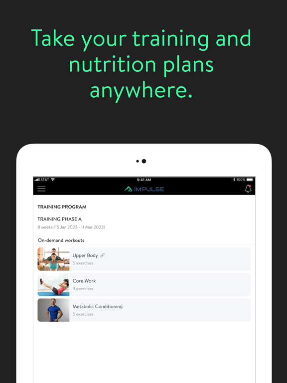 FPimpulse iPad screenshot 2 - Health & Fitness app