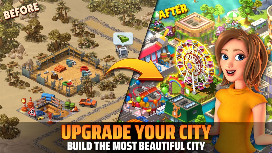 #4. City Island 5: Building Sim (iOS) Bởi: Sparkling Society Games B.V.