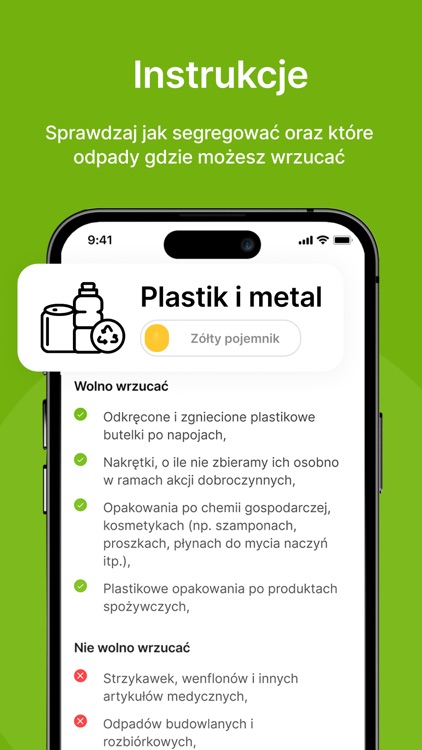 Waste collection schedule