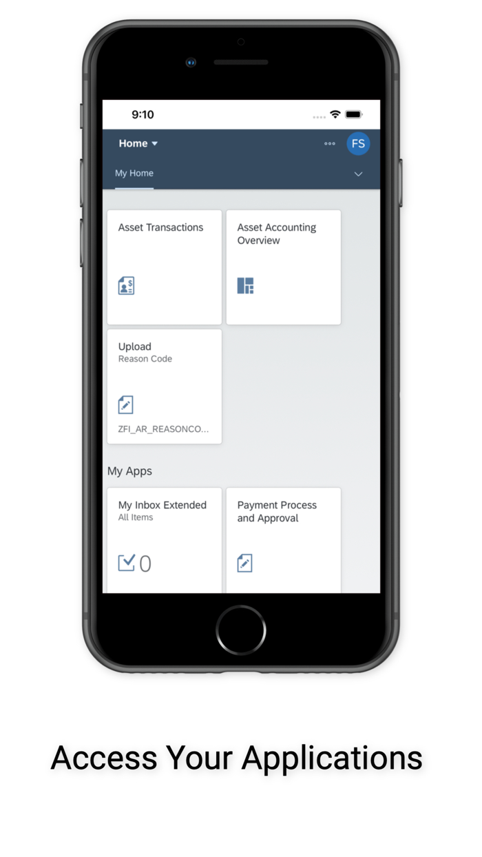 Ahli Hospital SAP Fiori app