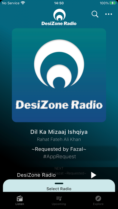 DesiZone Radio iPhone screenshot 1 - Music app
