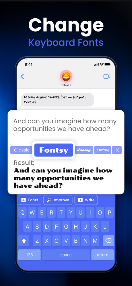 Fontsy AI - Keyboard & writer screenshot 5