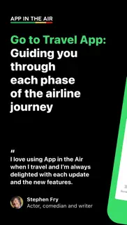 app in the air: top travel app iphone screenshot 1