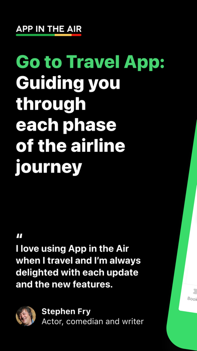 App in the Air: Top Travel App Screenshot