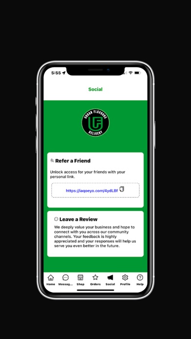 Urban Flavours Delivery Screenshot