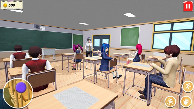 Sakura High School Anime Girl screenshot-3