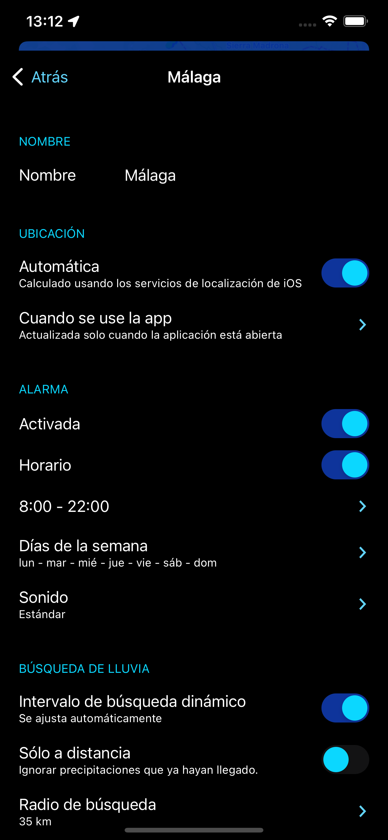 Alarma de lluvia Pro