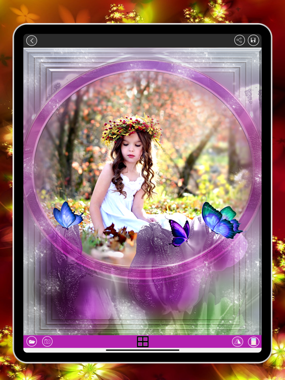 Screenshot #4 pour Butterfly Spring Photo Frames