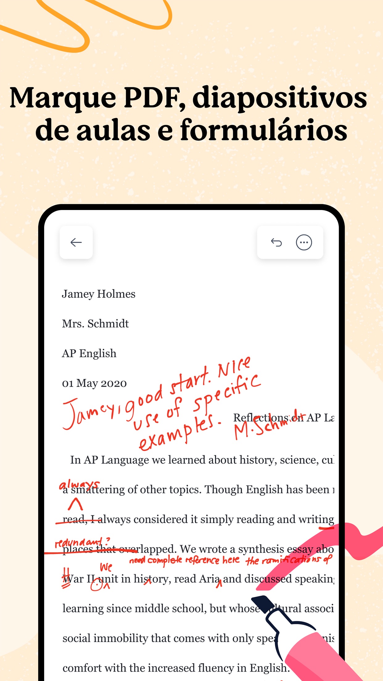 Screenshot do app Notability: Notes, PDF