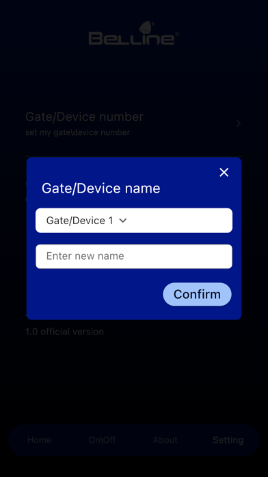 Belline Gate User Screenshot